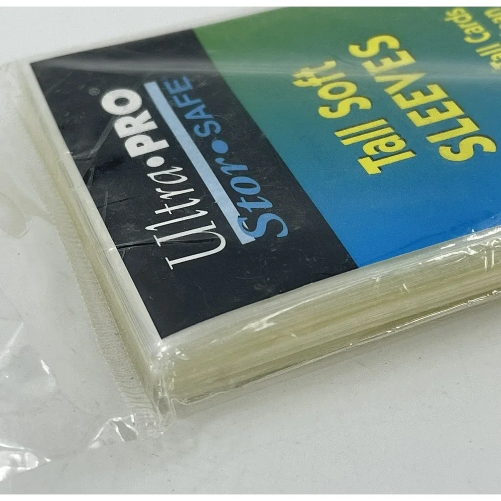 Ultra Pro‎ Card Sleeves pack of 100 TALL SOFT SLEEVES